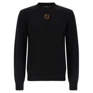 Fendi Men's Ff Velvet Micro Sweater